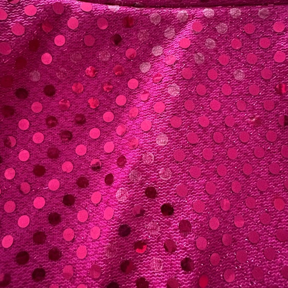 City Studio Fuchsia Sequin Layered Dress - Picture 10 of 10